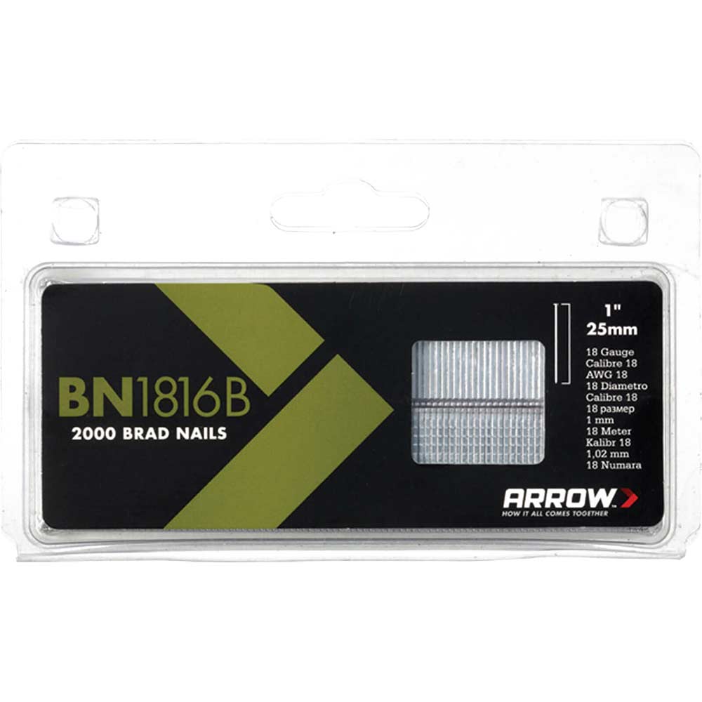Arrow Brown Head Brad/Nails (2000) 25mm