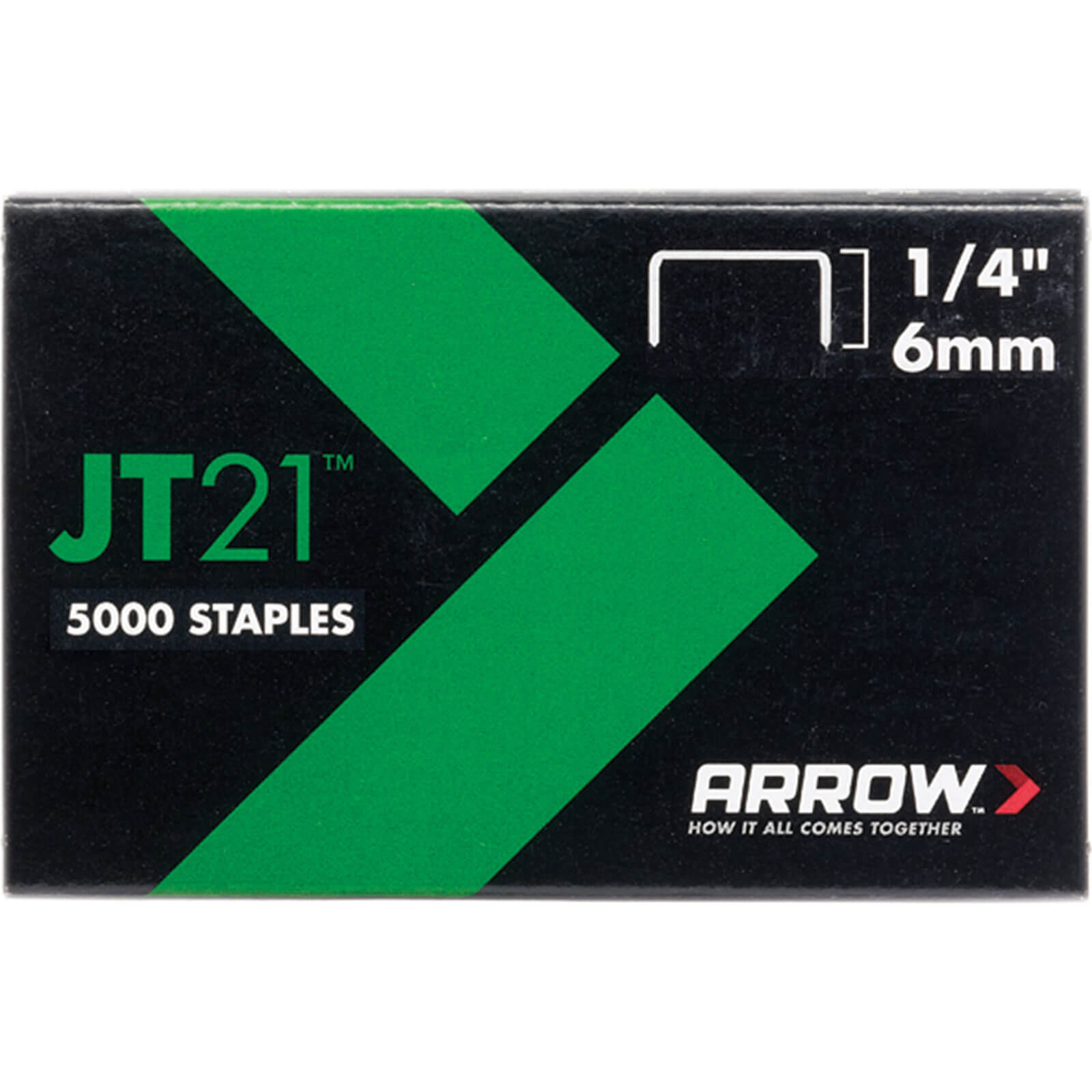 Arrow 214 Staples 6mm / 1/4" Pack of 1000 to fit JT21 & 21C