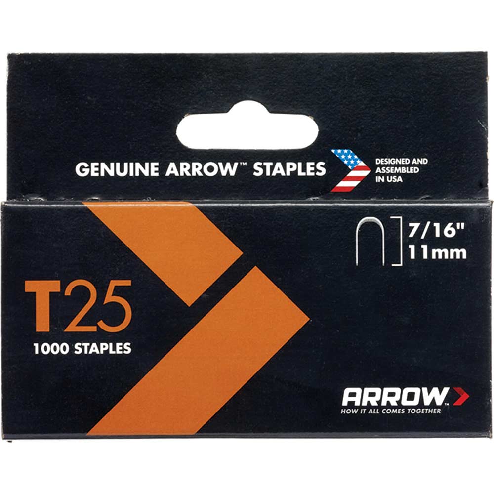 Arrow T25 Staples Pack of 5000 7/16"