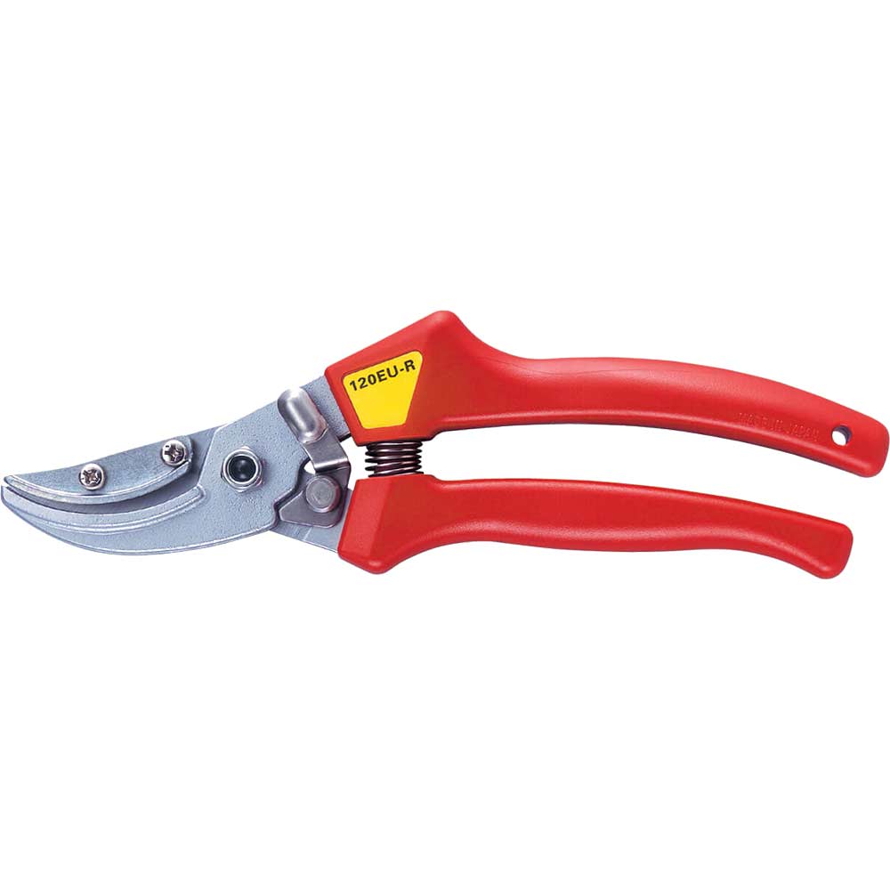 Image of ARS 120-EU-R Bypass Secateurs with Cut & Hold Blade 10mm Max Cut 210mm Long