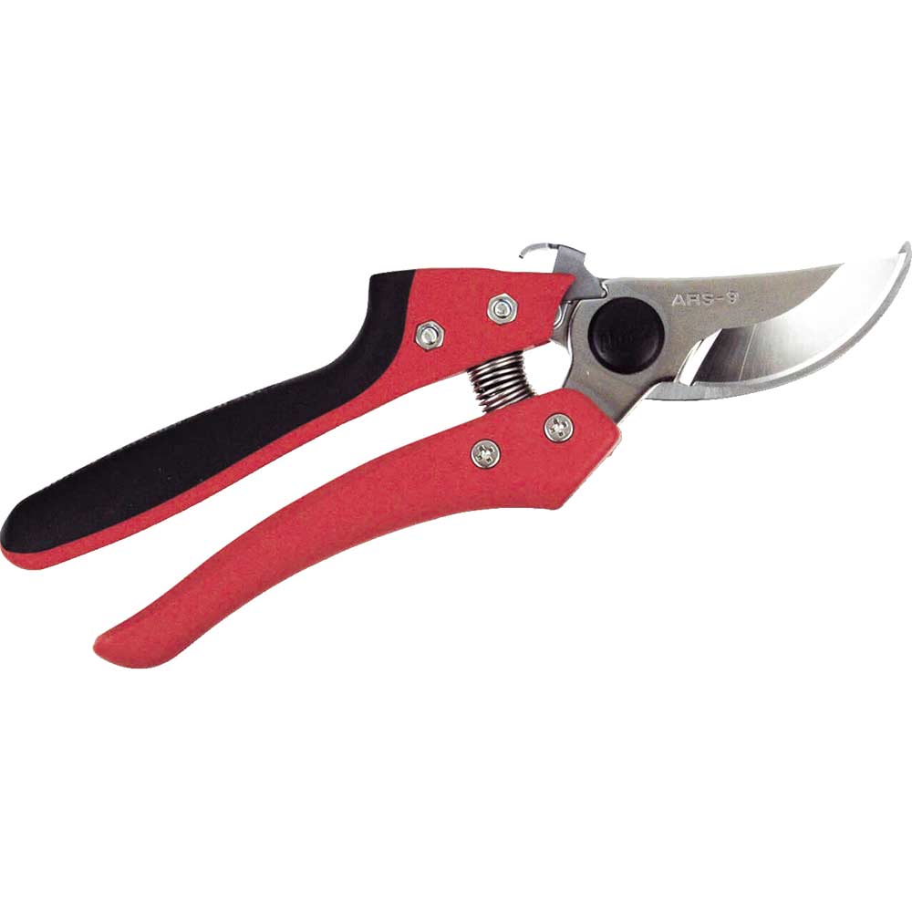 Image of ARS CB-9 Professional Bypass Secateurs with Rubber Grip 25mm Max Cut 225mm Long
