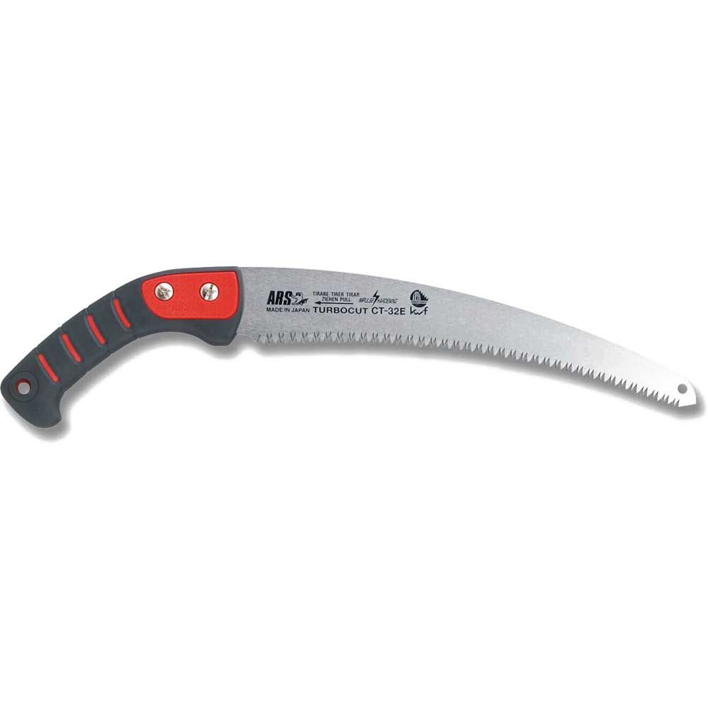 Image of ARS CT-32E Pruning Saw with Rubber Grip Handle, Sheath & 300mm Turbocut Straight Blade Overall 500mm Long