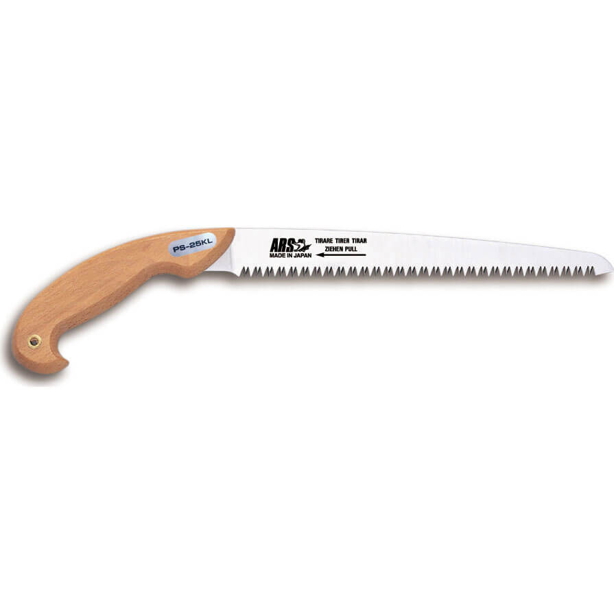 ARS Wood Grip Pruning Saw Straight Blade 4mm Pitch 250mm