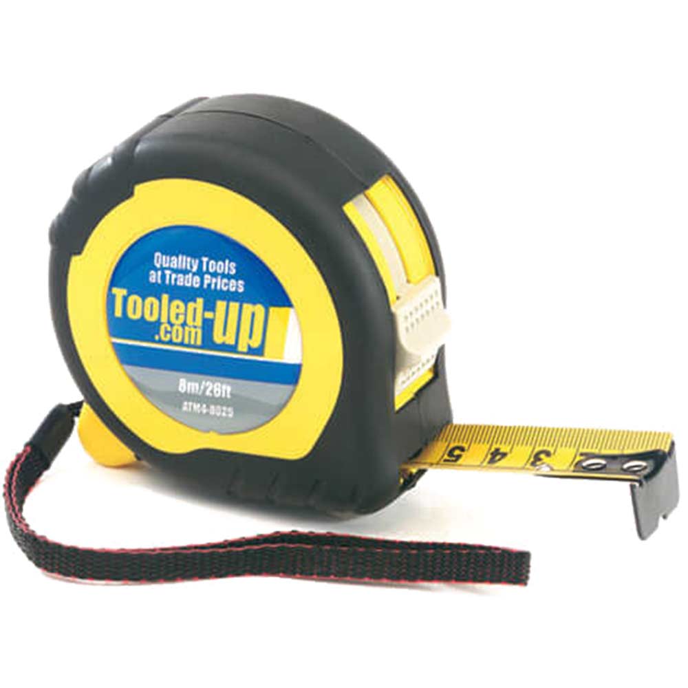 Image of Tooled-up 8 Metre / 25 Feet Tape Measure