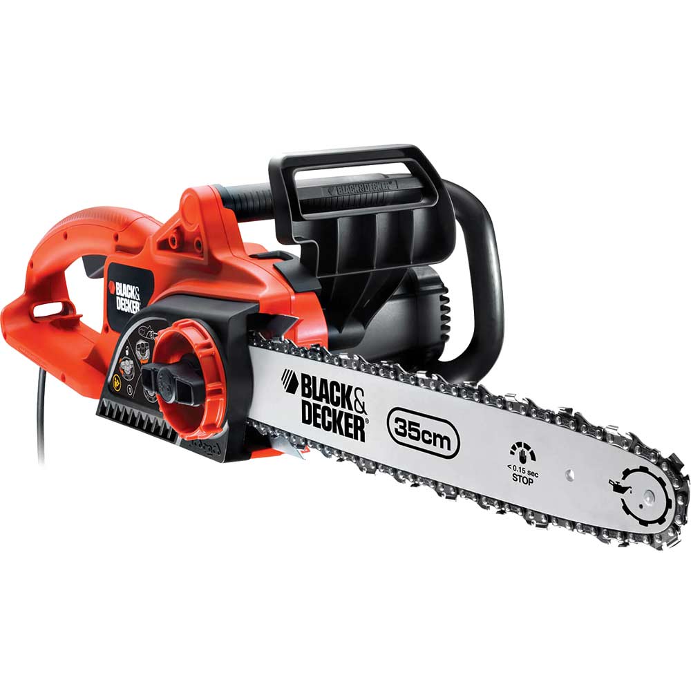 Black & Decker GK1935T Electric Chain Saw 350mm Bar Length 1850w 240v