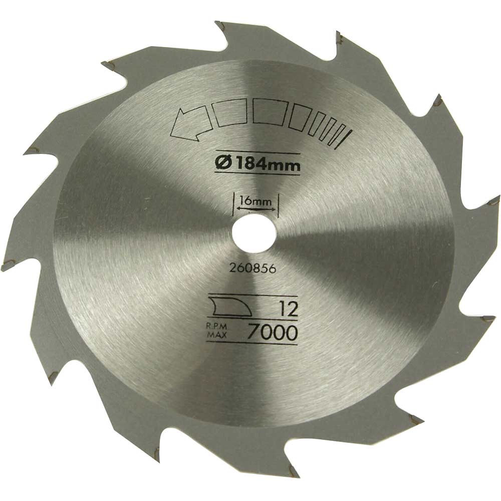 Image of Black & Decker X13020 Rip Circular Saw Blade 184X16X12T
