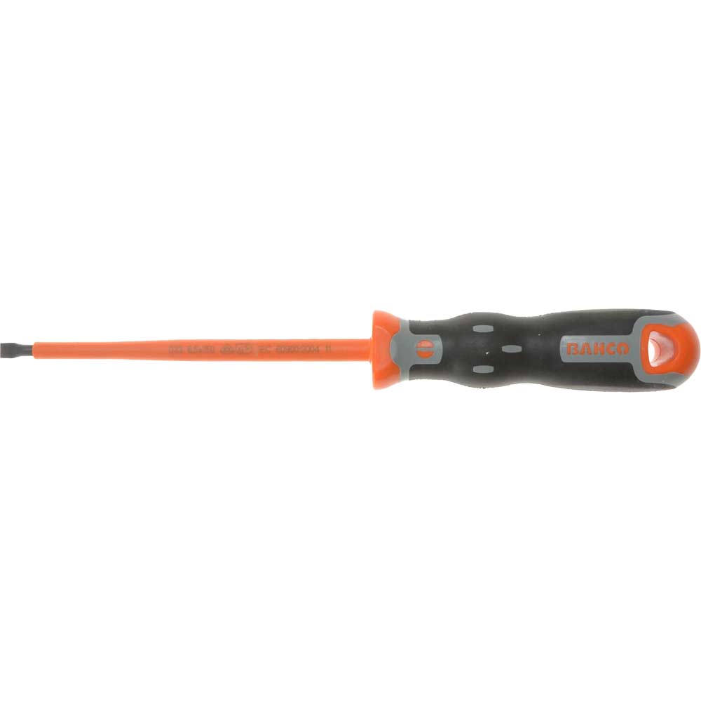 Image of Bahco Tekno+ 3.5 x 100mm VDE Insulated Slotted Screwdriver 1000v