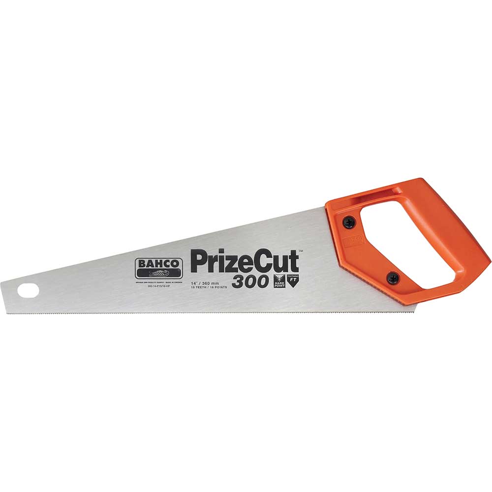 Image of Bahco 15tpi Fine Cut Toolbox Hand Saw for Wood 350mm / 14&quot;