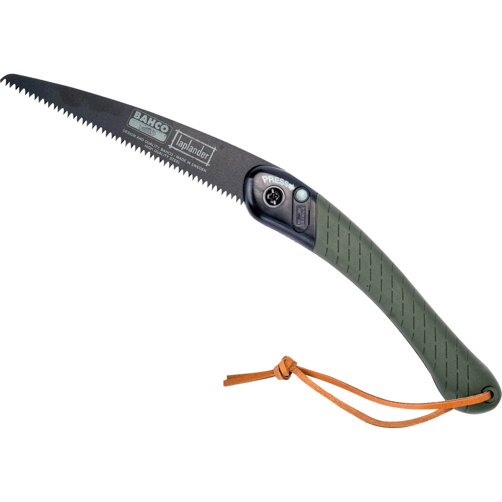 Bahco Laplander Lock Folding Pruning Saw 405mm For Green & Dry Wood