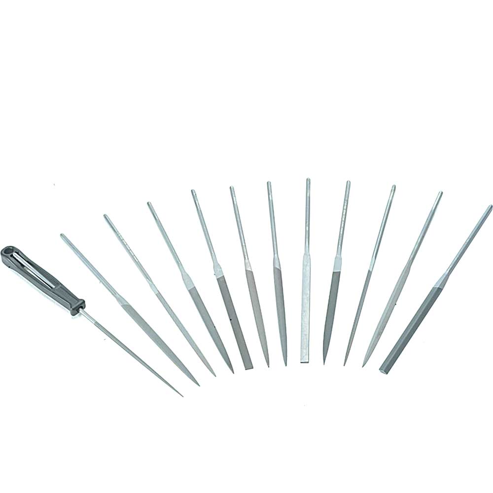 Bahco 12 Piece Needle File Set 16cm