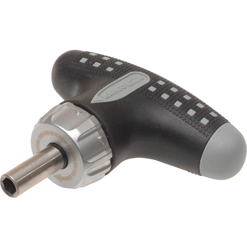 Image of Bahco Stubby Ratchet T Handle Screwdriver without Bits