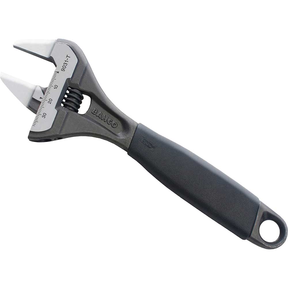 Image of Bahco 9031T 38mm Slim Jaw Adjustable Spanner 200mm / 8&quot;