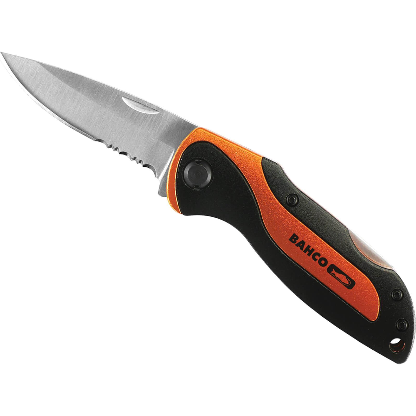 Bahco Better Lockable Folding Sports Knife with 3" Serrated Blade