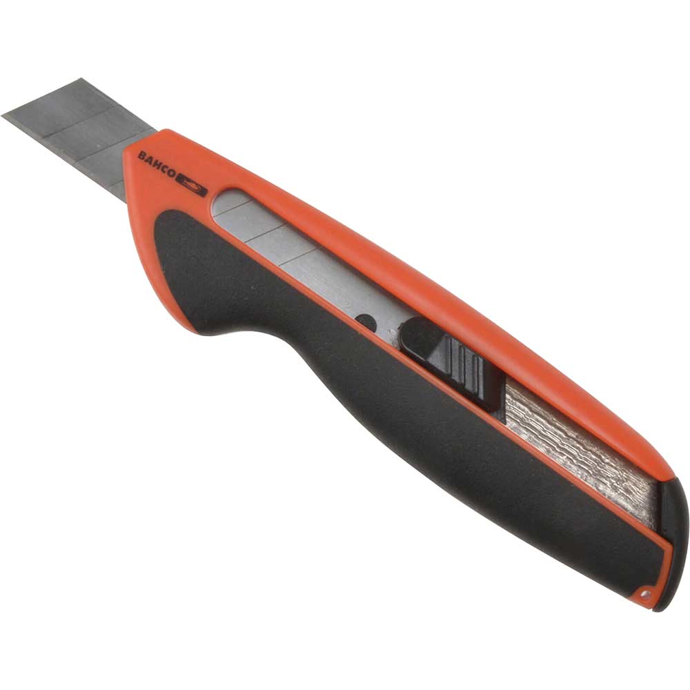 Image of Bahco Better Snap Off Blade Utility Knife 18mm with TPE Grip