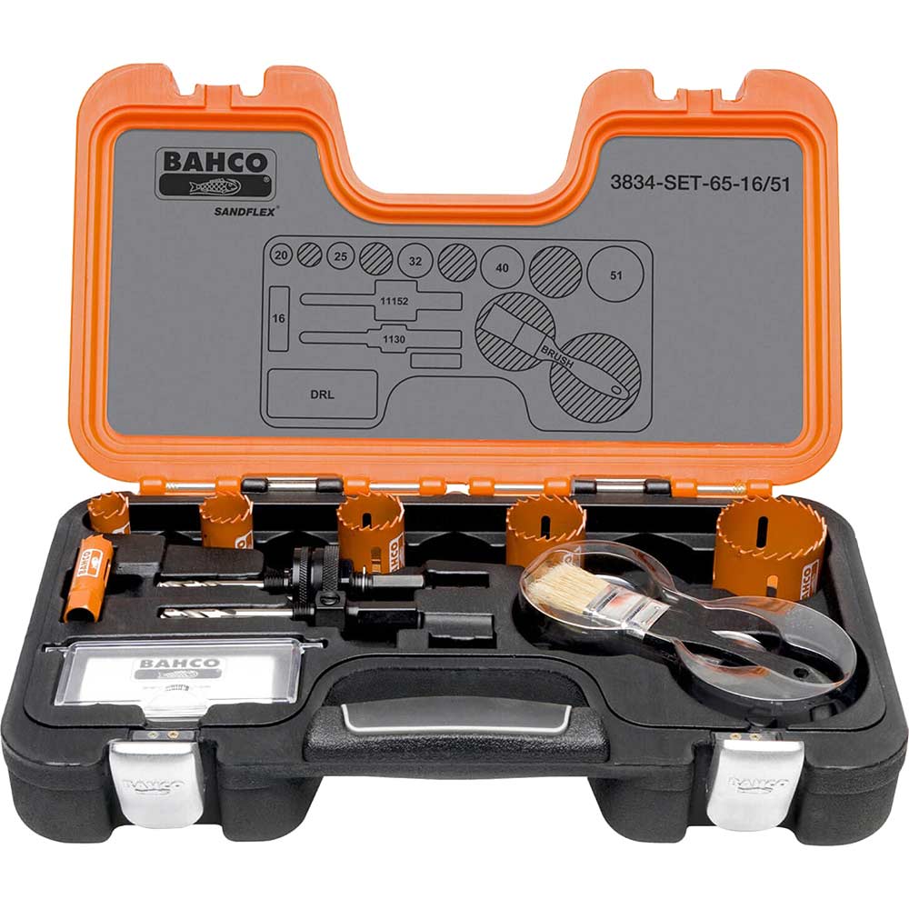 Bahco 11 Piece Professional Holesaw Set 16-51mm