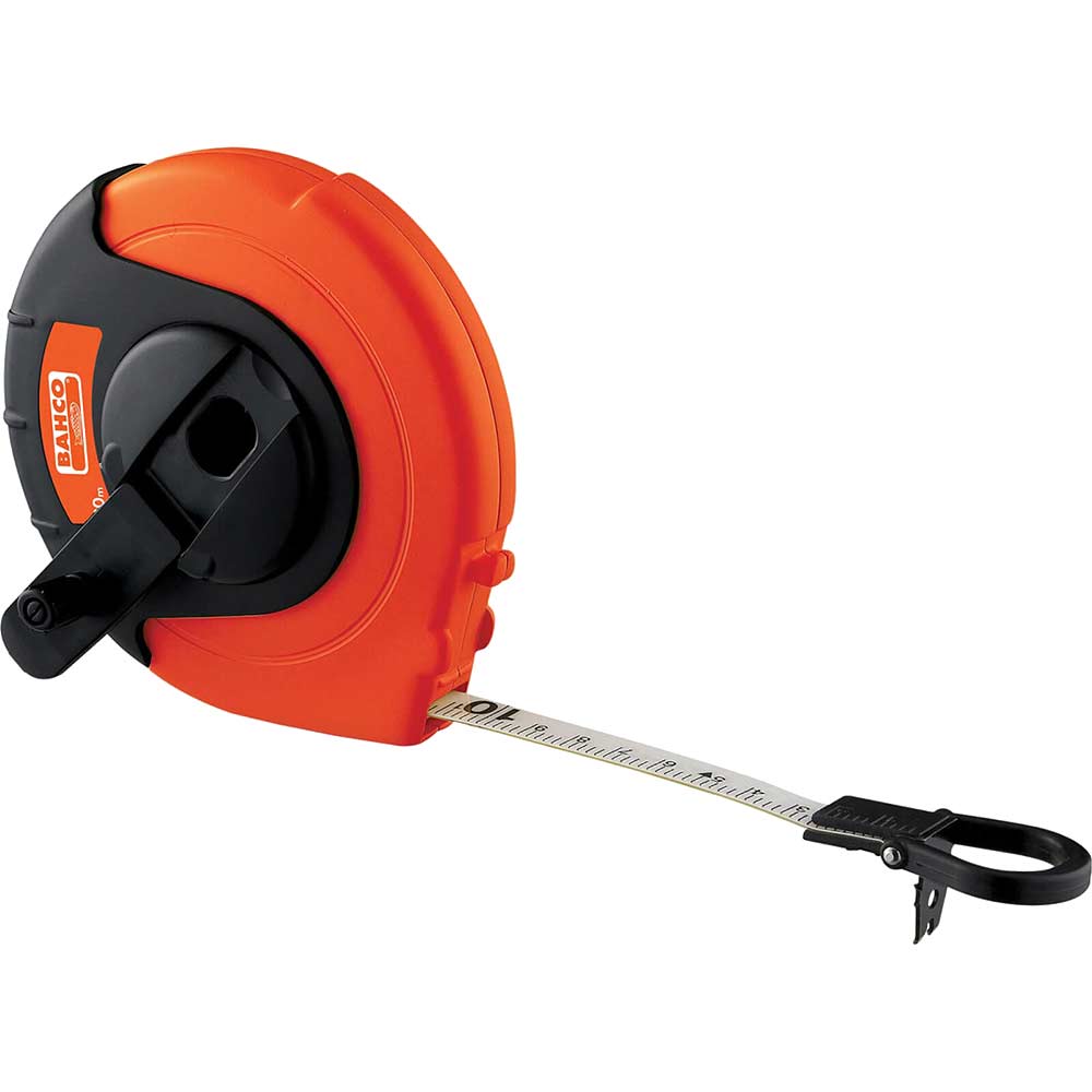 Image of Bahco Fibre Glass Tape 20 Metre / 64 feet Long Tape Measure