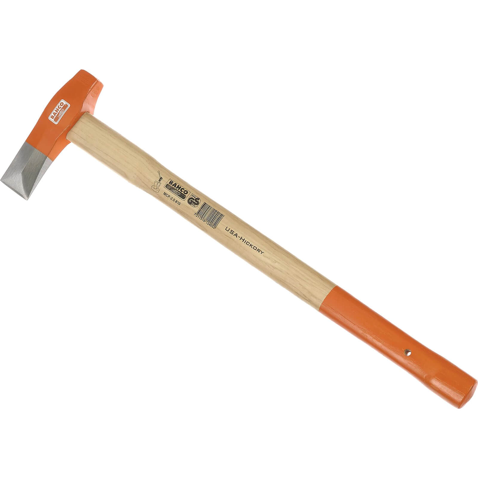 Bahco Log Splitting Axe with Hickory Handle 800mm 3.2Kg