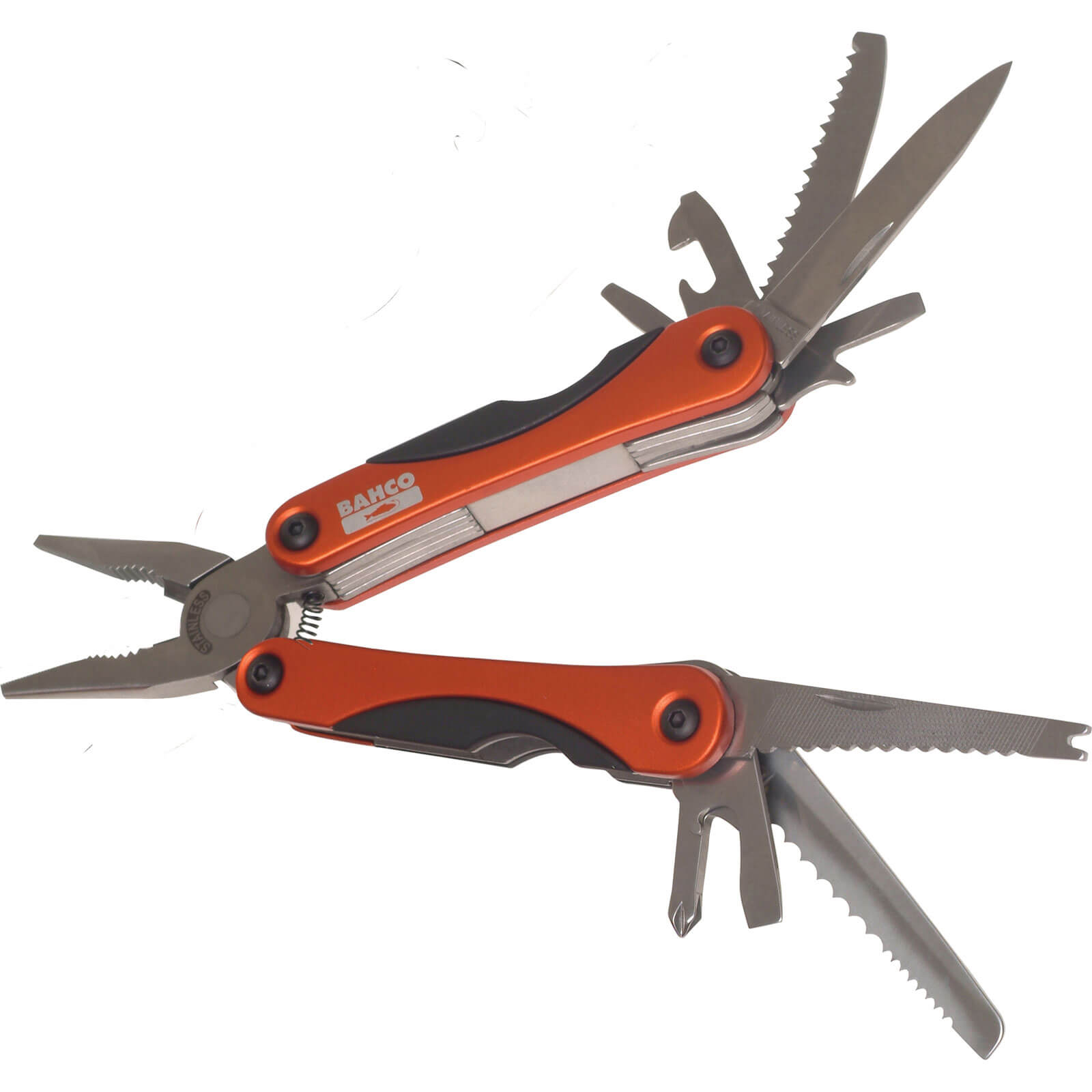 Bahco Aluminium Multi Tool with Stainless Steel Blades 18 Functions
