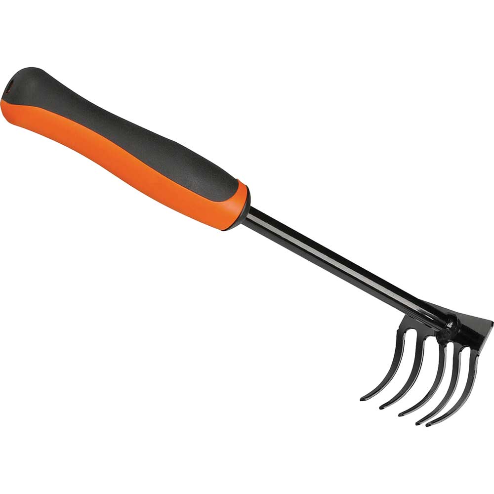 Bahco Small Softgrip Hand Rake 320mm Long