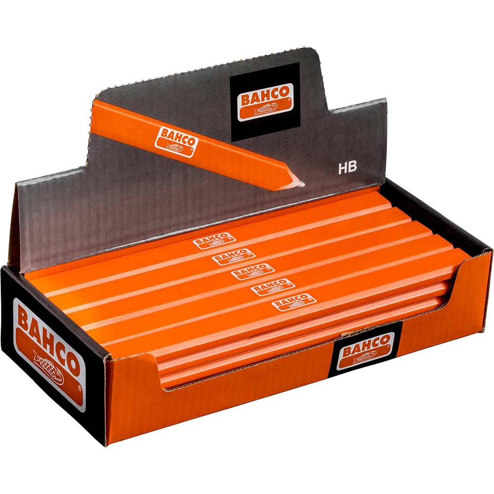 Image of Bahco P-HB Carpenters Pencils Box of 25
