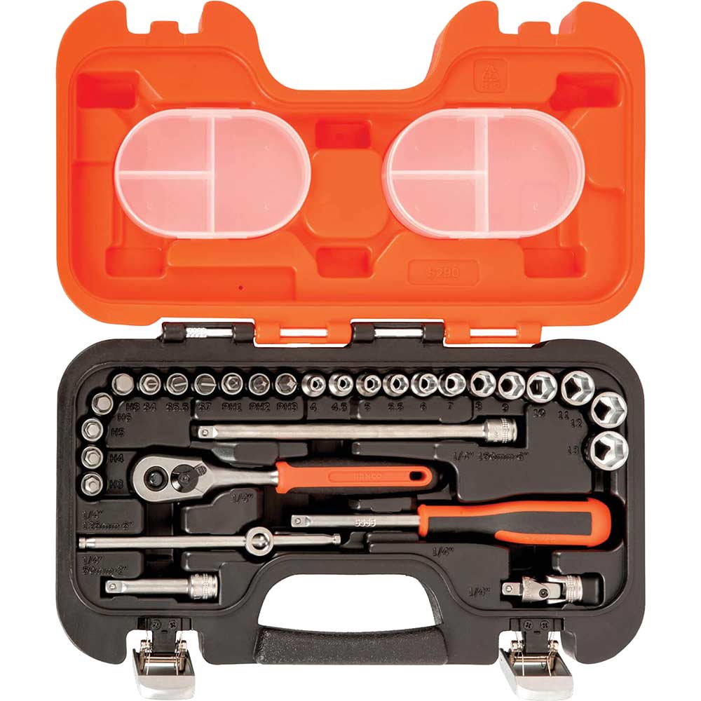 Bahco S290 Socket Set 29 Piece 1/4 Inch Drive