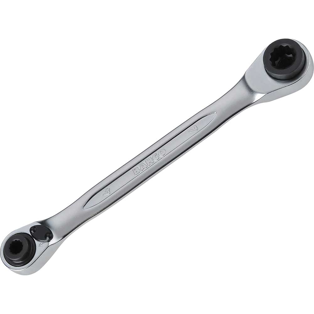 Image of Bahco Reversible Ratchet Spanner 4 - 7mm
