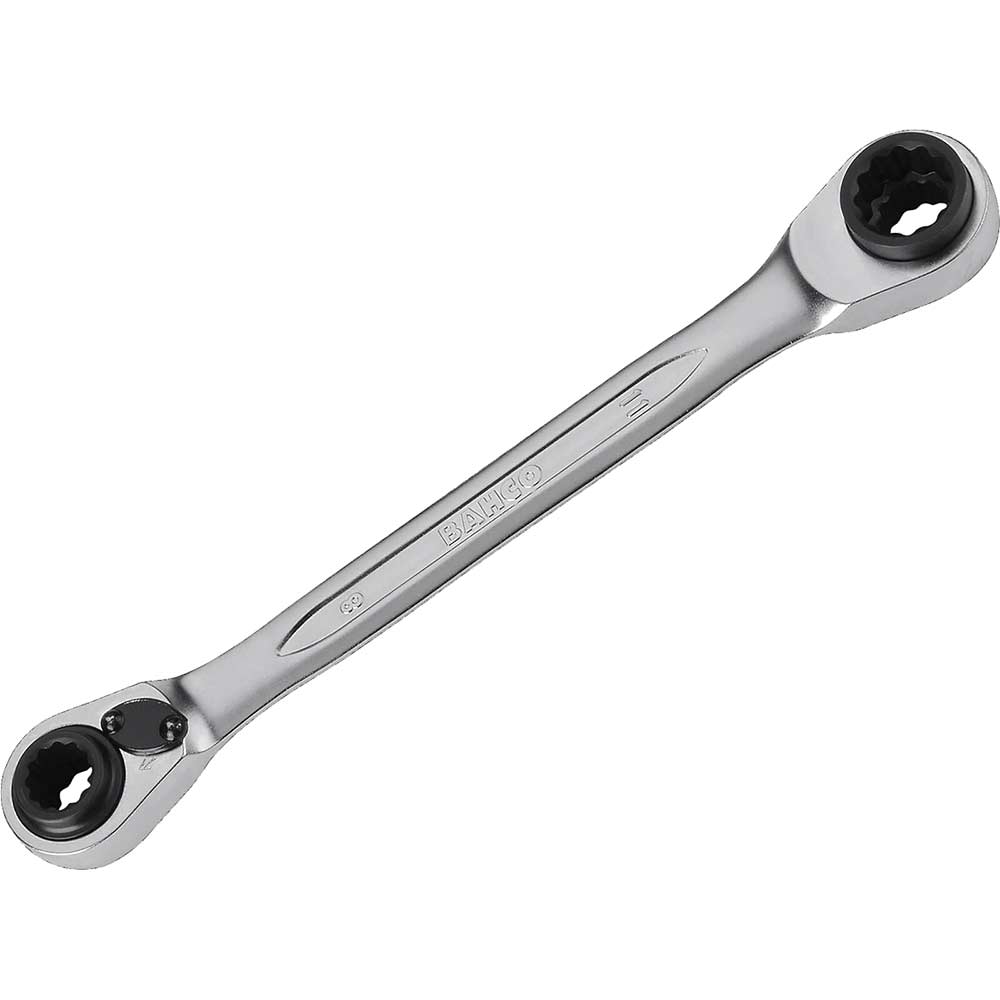 Image of Bahco Reversible Ratchet Spanner 8 - 11mm