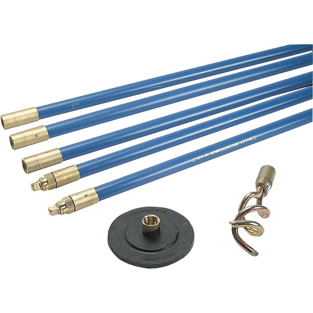 Image of Bailey 1323 L/F 3/4&quot; Drain Rod Set 2 Tools