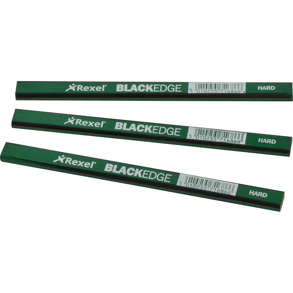 Image of Blackedge Hard Carpenters Pencils Pack of 12