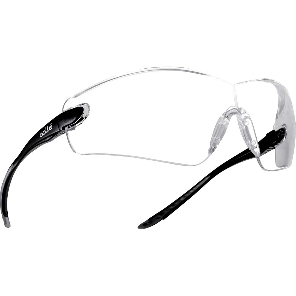 Image of Bolle Cobra COBPSI Anti Scratch & Anti Fog Clear Safety Glasses with Strap