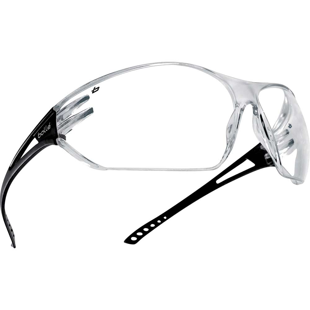 Image of Bolle Slam SLAPSI Anti Scratch & Anti Fog Clear Safety Glasses with Cord