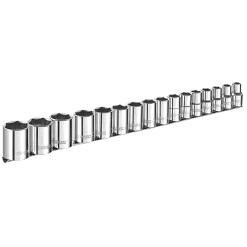 Image of Britool 16 Piece 1/2&quot; Square Drive Socket Set 10 - 32mm
