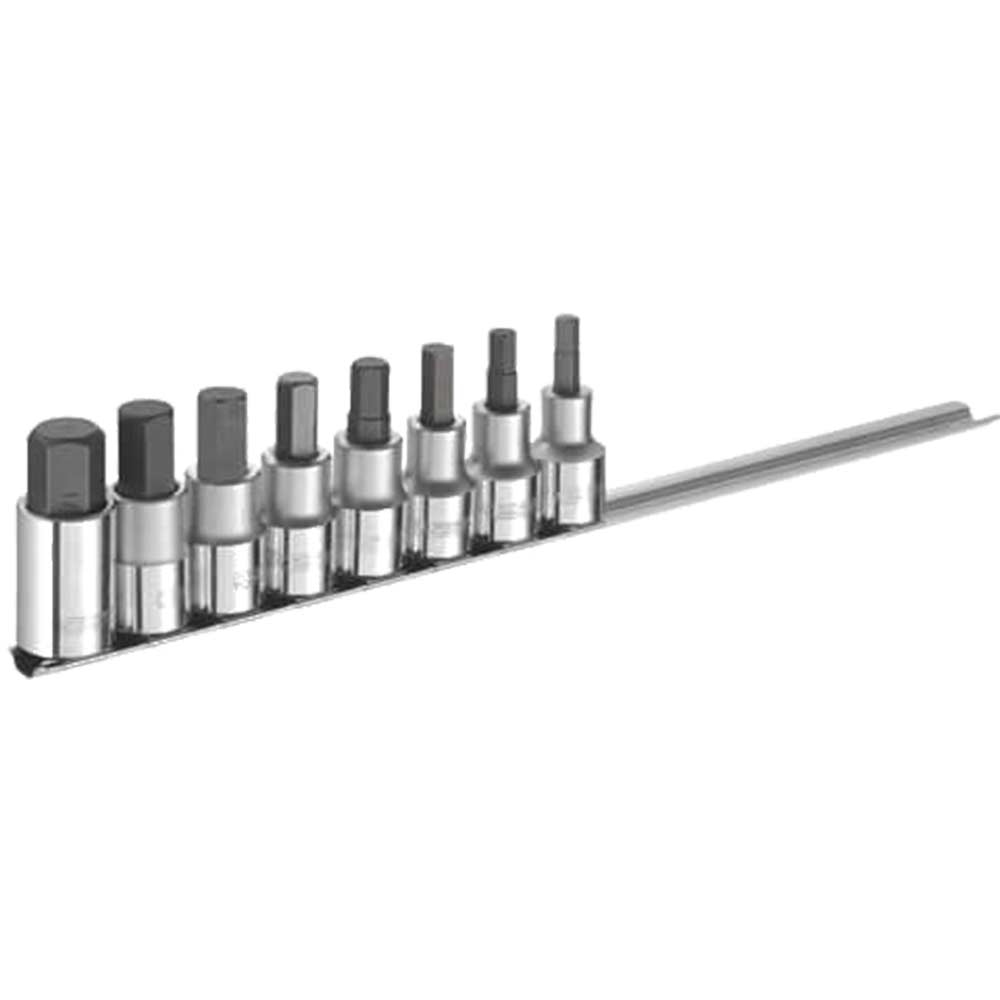 Britool 8 Piece 1/2" Square Drive Socket Bit Set 6 - 17mm