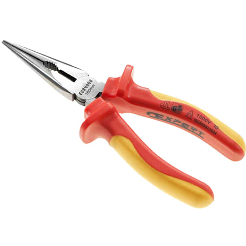 Britool VDE Insulated 1000v Half Round Straight Nose Pliers 160mm