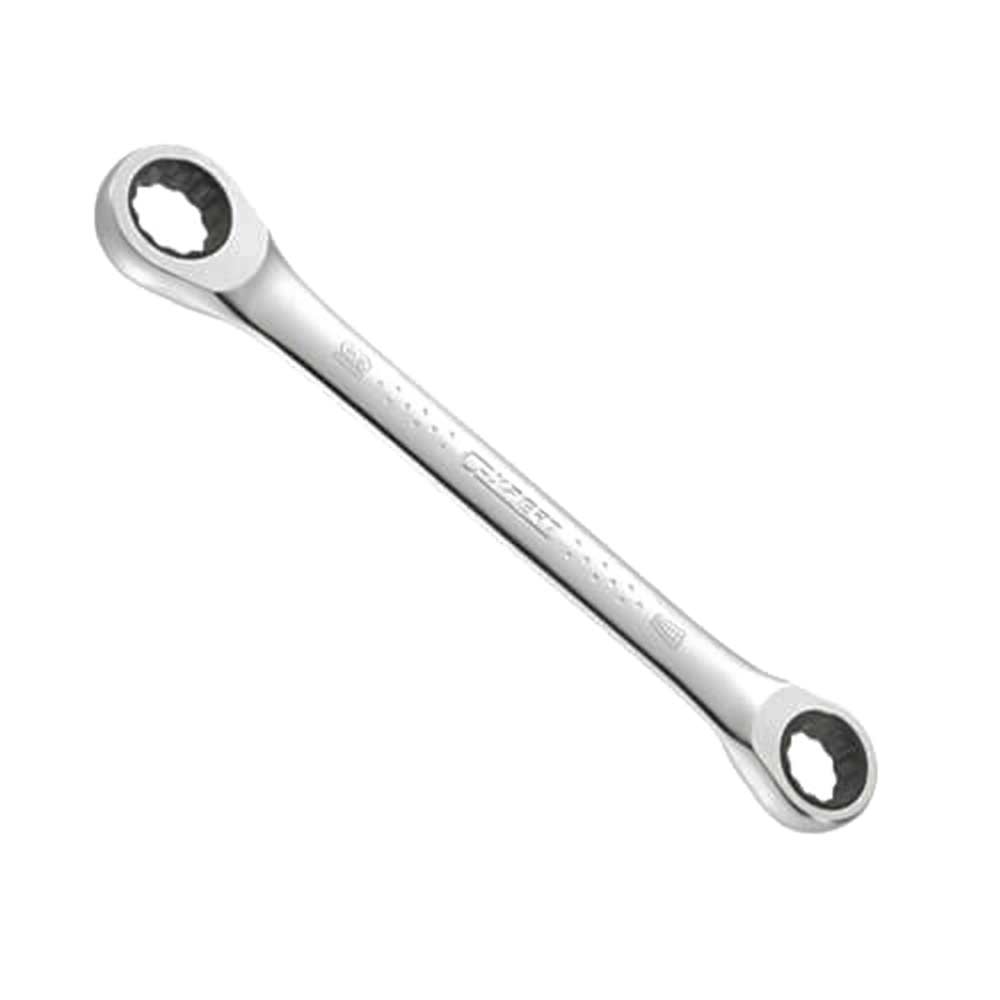 Image of Britool 10 x 11mm Double Ring Ratchet Spanner