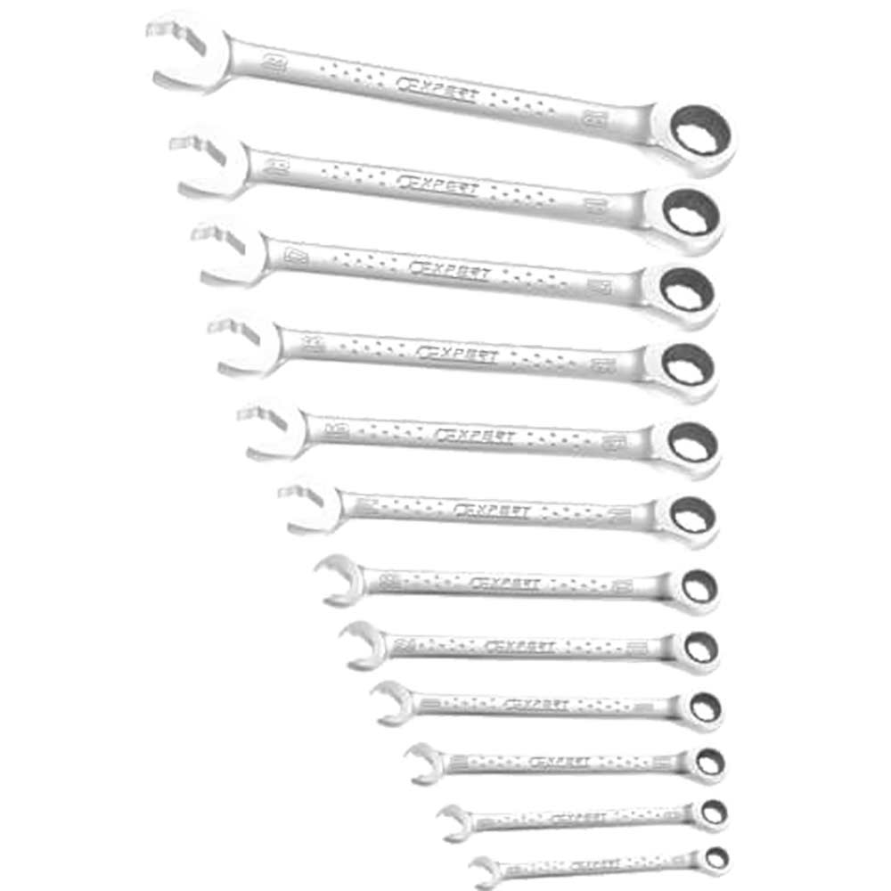 Image of Britool 12 Piece Fast Ratchet Combination Spanner Set 8 - 19mm