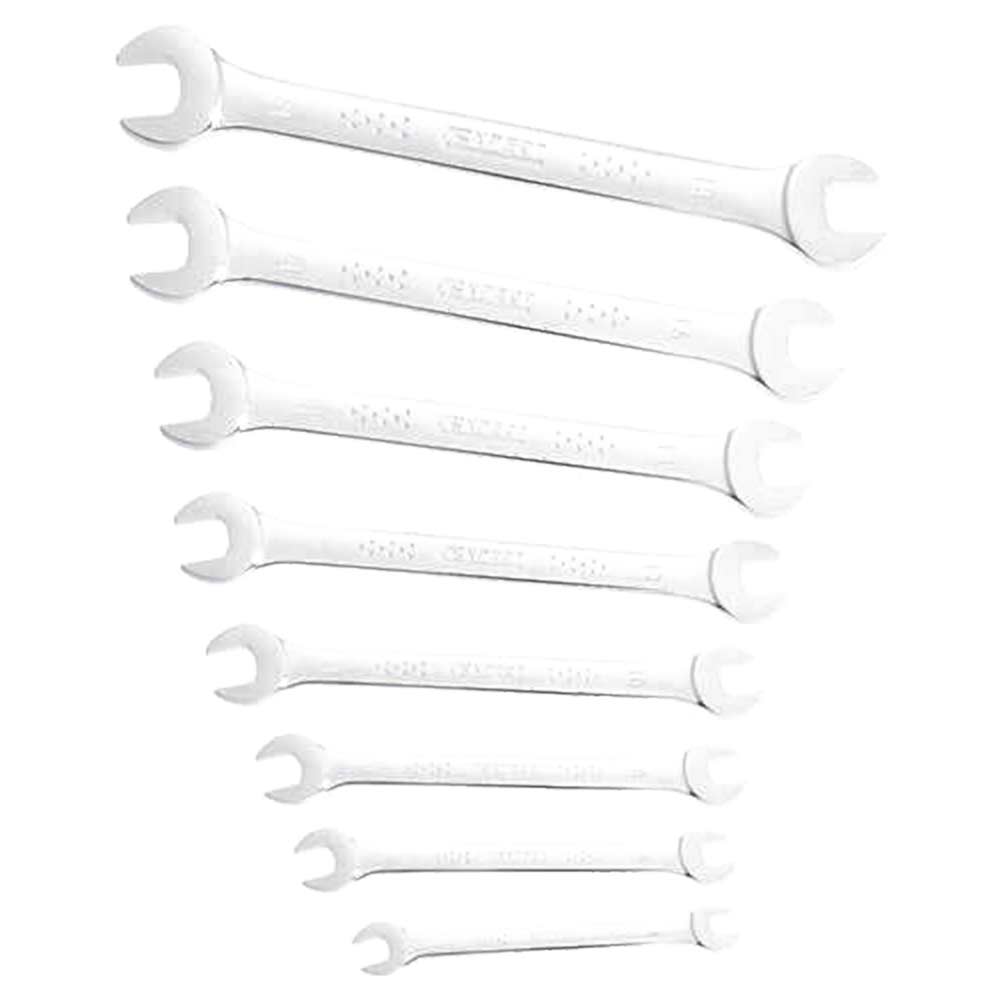 Image of Britool 8 Piece Double Open End Spanner Set 4 - 19mm