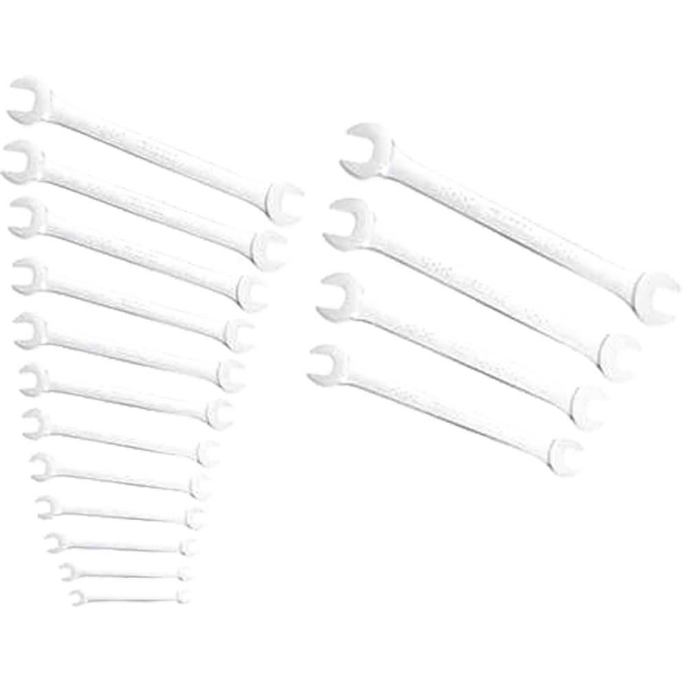 Image of Britool 16 Piece Double Open End Spanner Set Metric