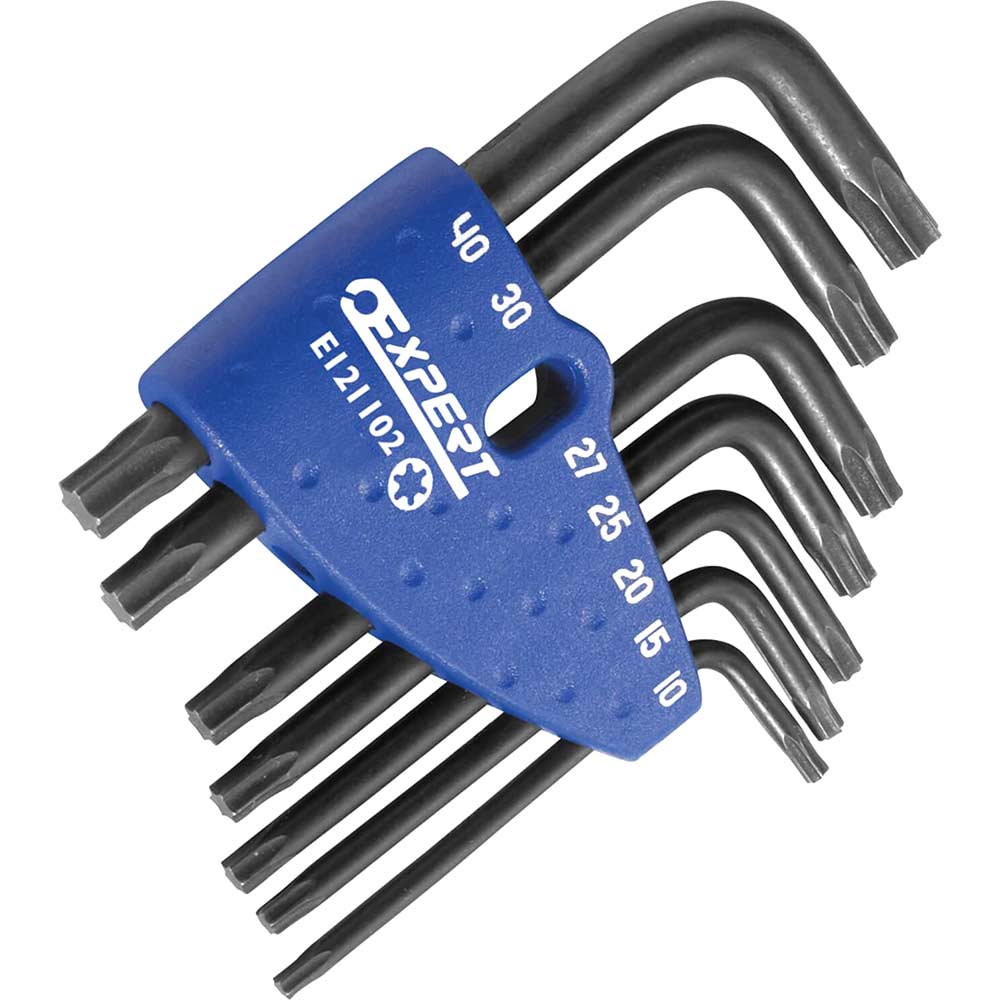 Image of Britool 7 Piece Torx Folding Key Set T10 - T40