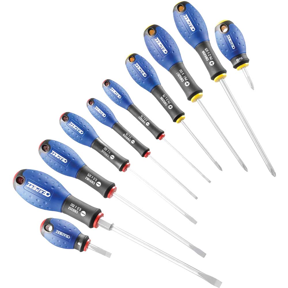 Image of Britool 10 Piece Screwdriver Set Slotted / Phillips