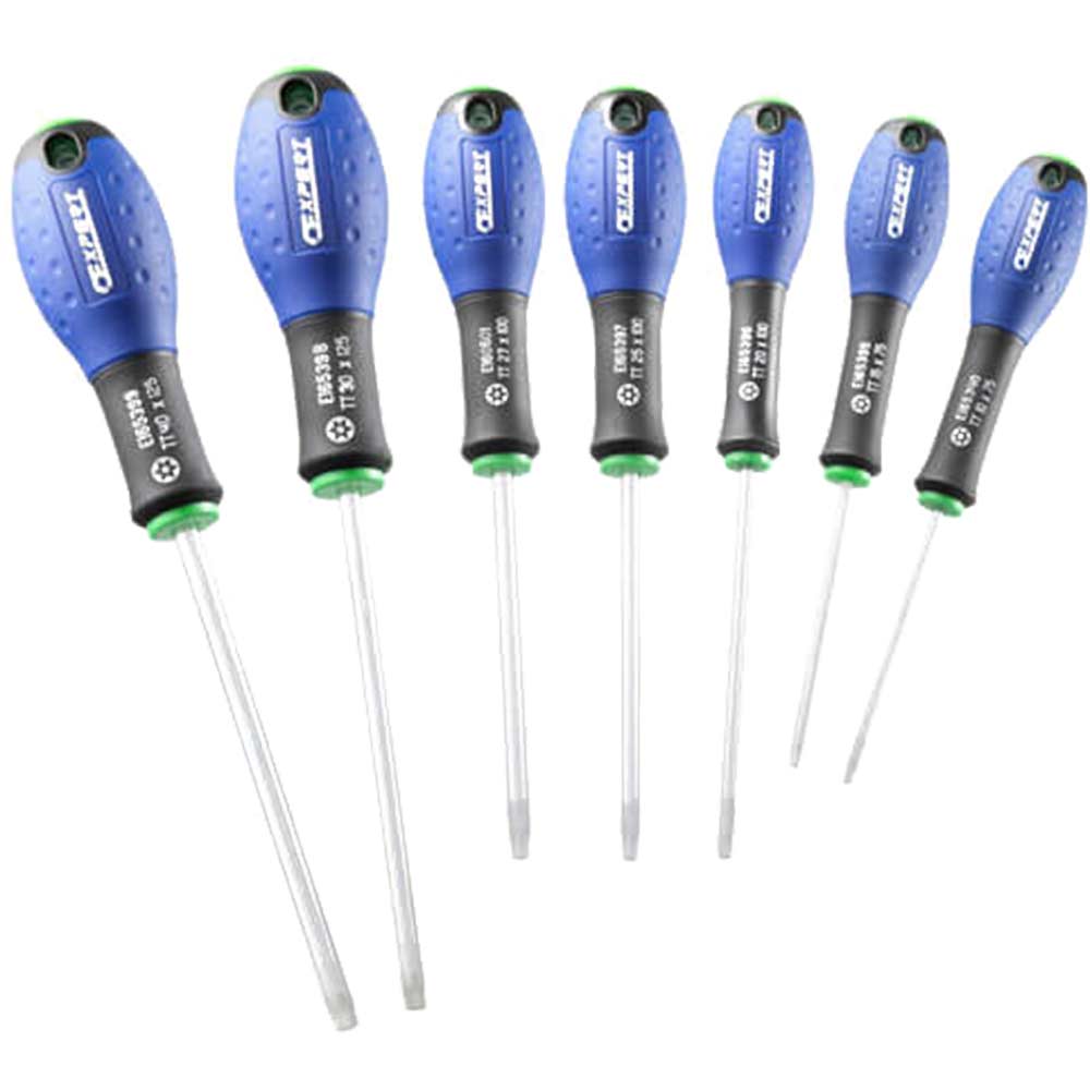 Image of Britool 7 Piece Resistorx Screwdriver Set TT10 - TT40