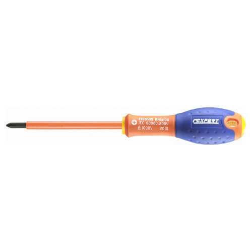 Britool PH0 x 75mm VDE Insulated 1000v Phillips Screwdriver 177mm