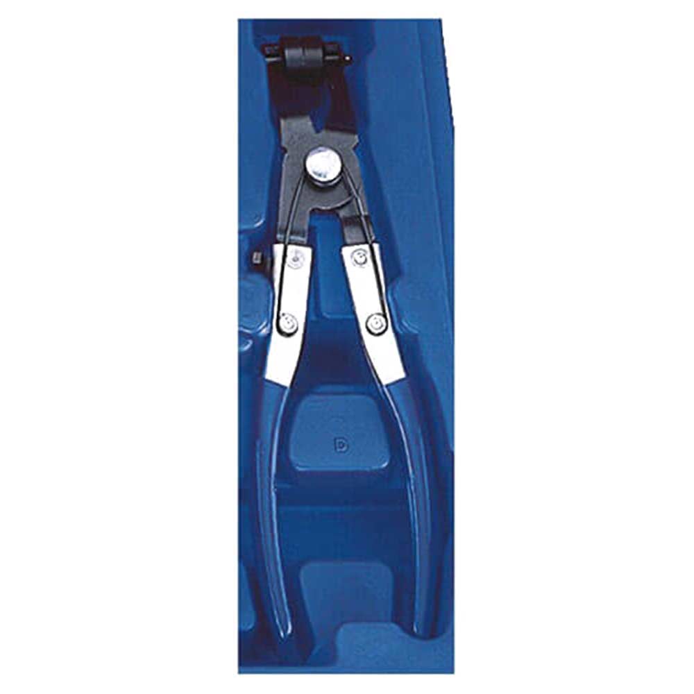 Image of Britool Angled Hose Clamp Pliers with Cross Slit Pivot Jaws