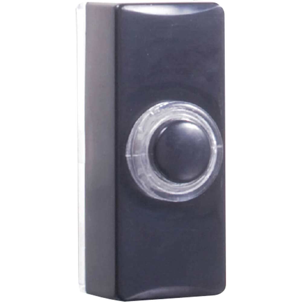 Byron Blaze Door Bell Push Black