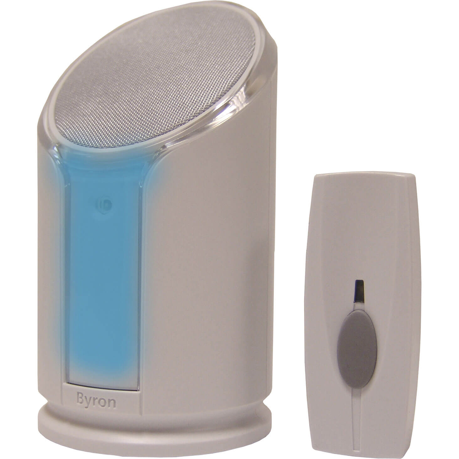 Byron Wireless Portable Door Bell Kit with Strobe Light 100 Metre Range