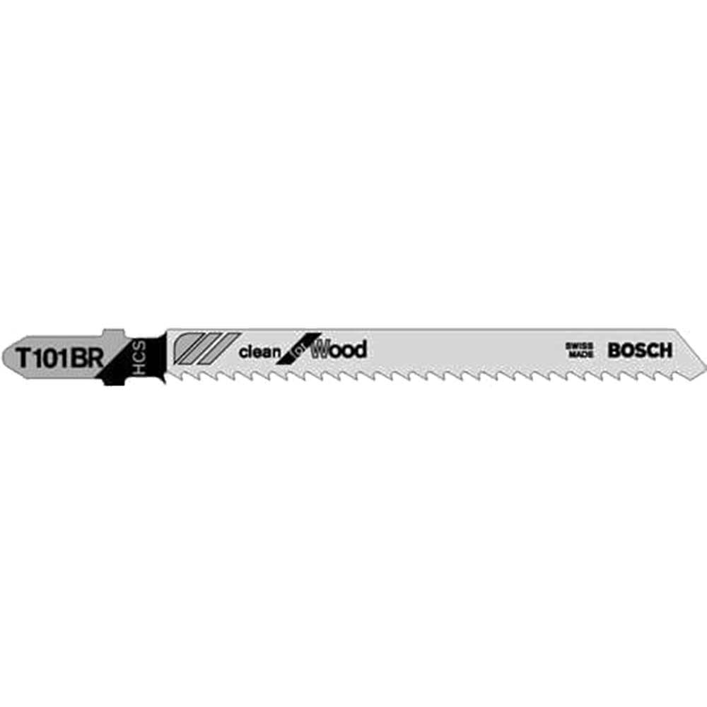 Bosch T101BR Wood & Plastic Cutting Jigsaw Blades Pack of 5