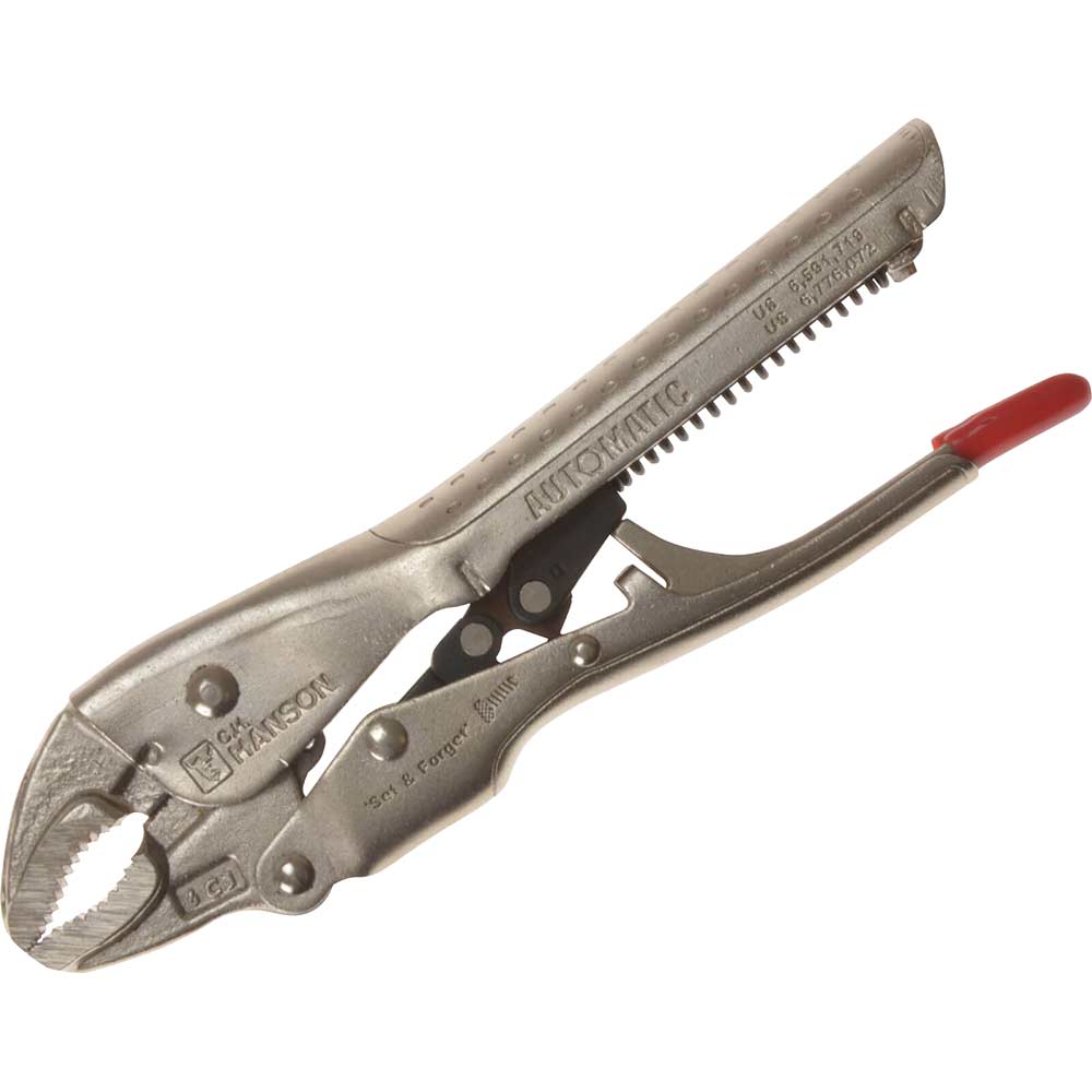 Hanson Automatic Locking Pliers Curved Jaw 150mm / 6"