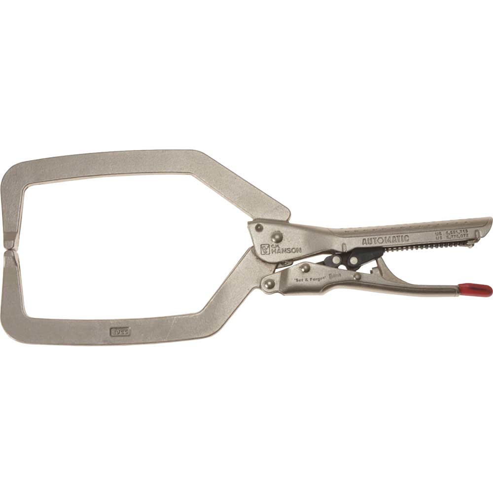 Image of Hanson Automatic Long Reach C Clamp 250mm / 10&quot;
