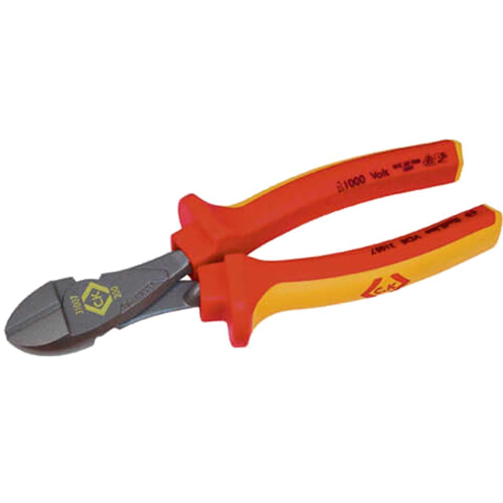 Image of CK RedLine VDE Insulated Heavy Duty Side Cutters 200mm