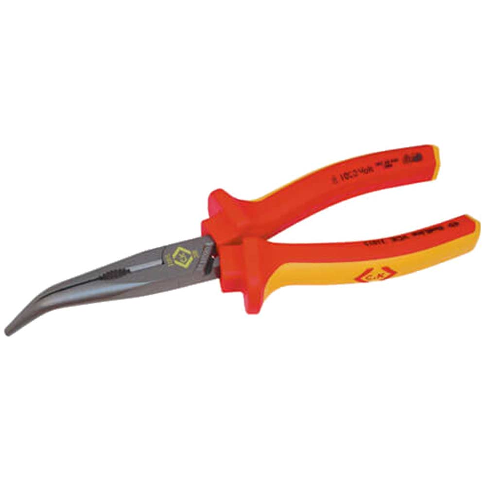 Image of CK RedLine VDE Insulated 45º Bent Nose Pliers 200mm